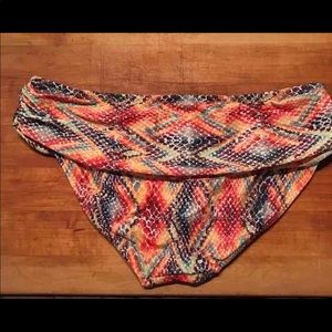 Multi colored snake skin bottoms